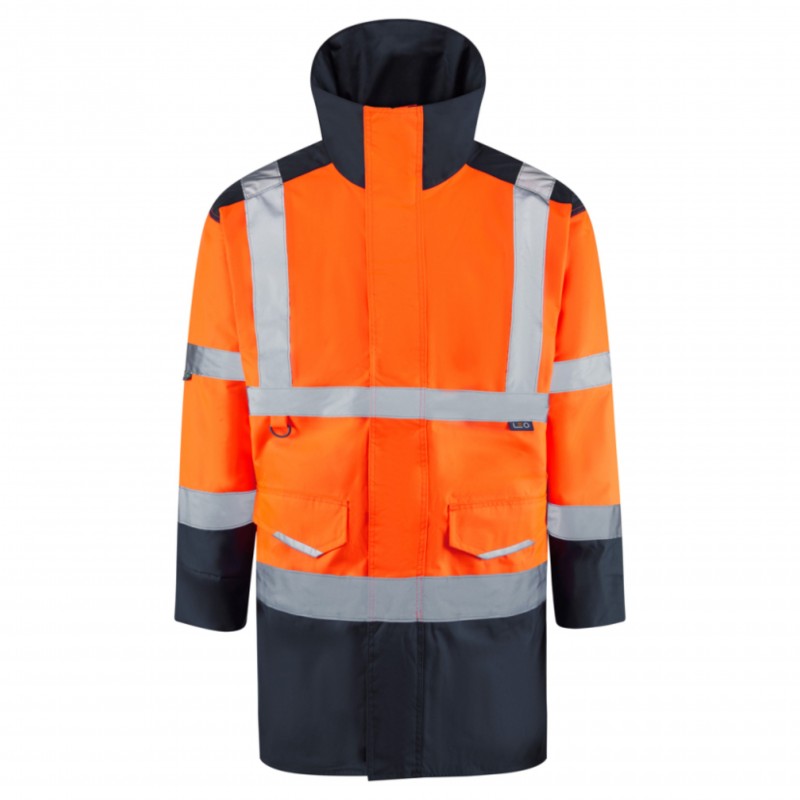 TAWSTOCK Lined Anorak ORG/NAVY