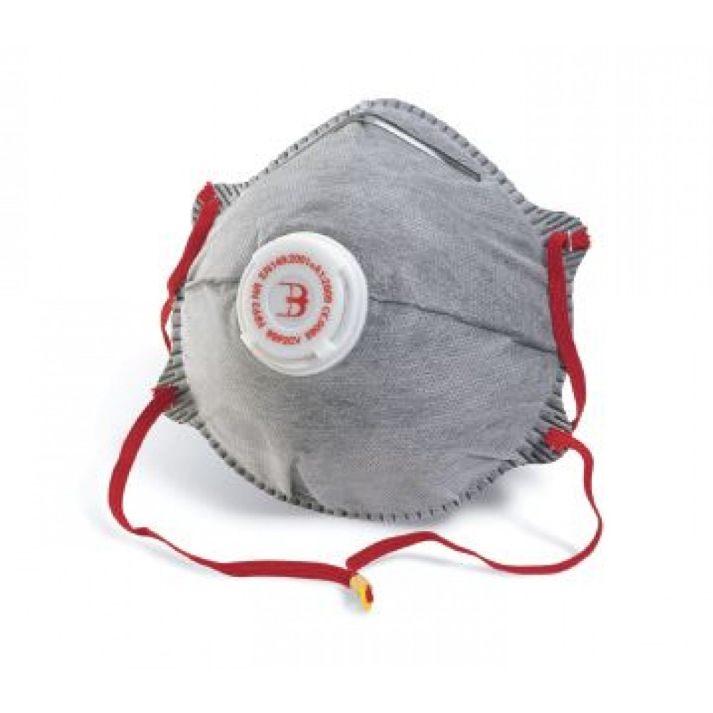 P2 CHARCOAL VALVED MASK BOX 10