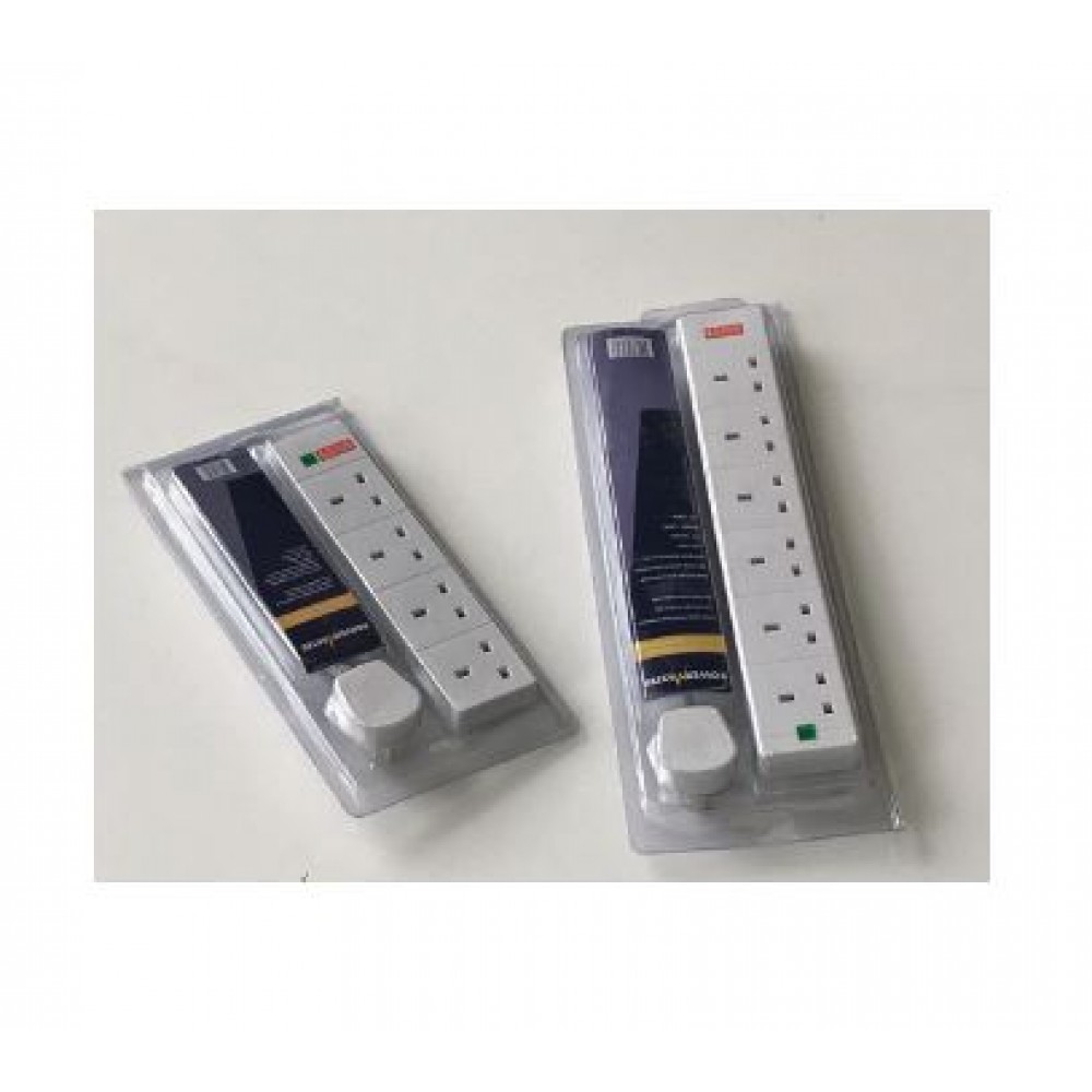 6 GANG ANTI-SURGE EXTENSION LEAD 2MT