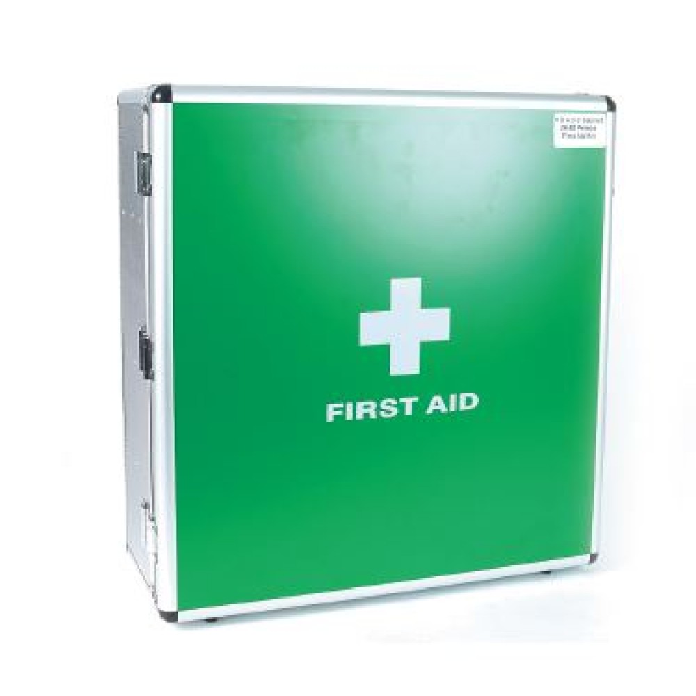 FIRST AID CABINET METAL HS3C CONTENTS 50 PERSON