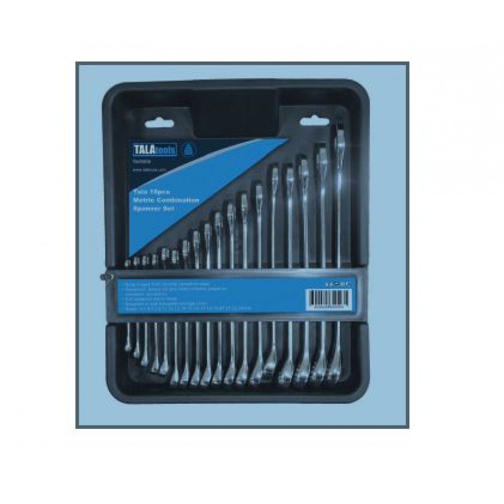 TALA 18 PIECE COMBINATION SPANNER SET 6MM-24MM TAL69850
