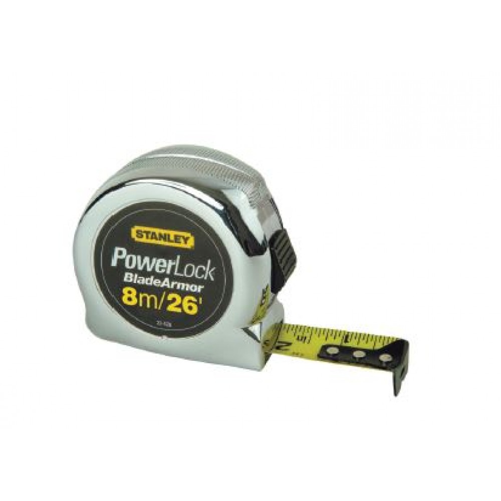 STANLEY POWERLOCK MEASURING TAPE 8M/25FT