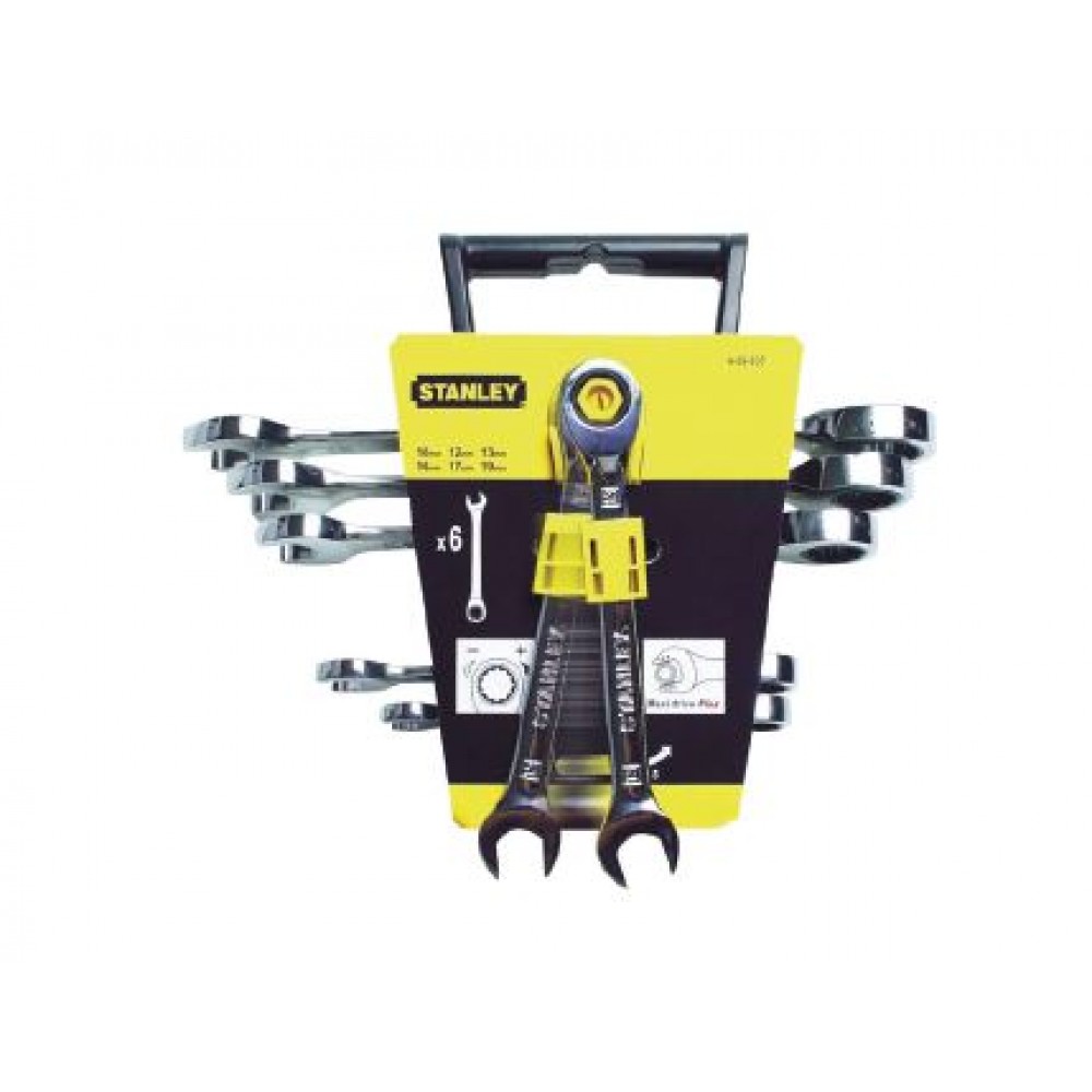 STANLEY 6PC RACHET SPANNER SET