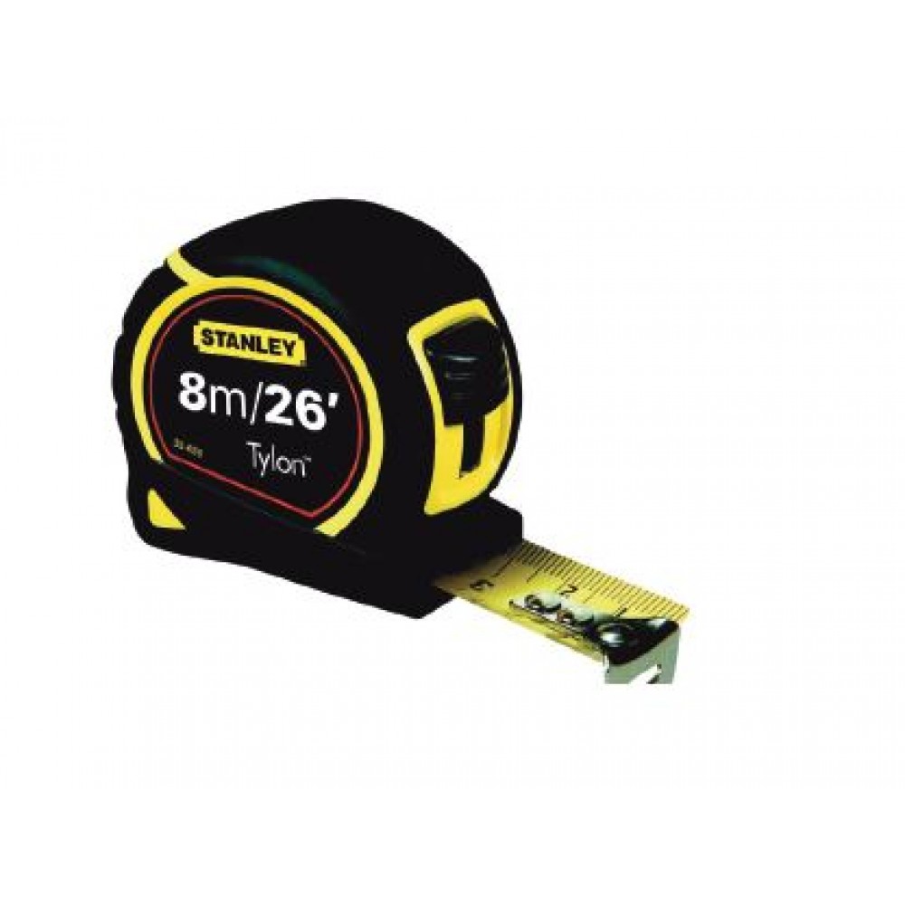 STANLEY TYLON BI-MATERIAL MEASURING TAPE 8MT