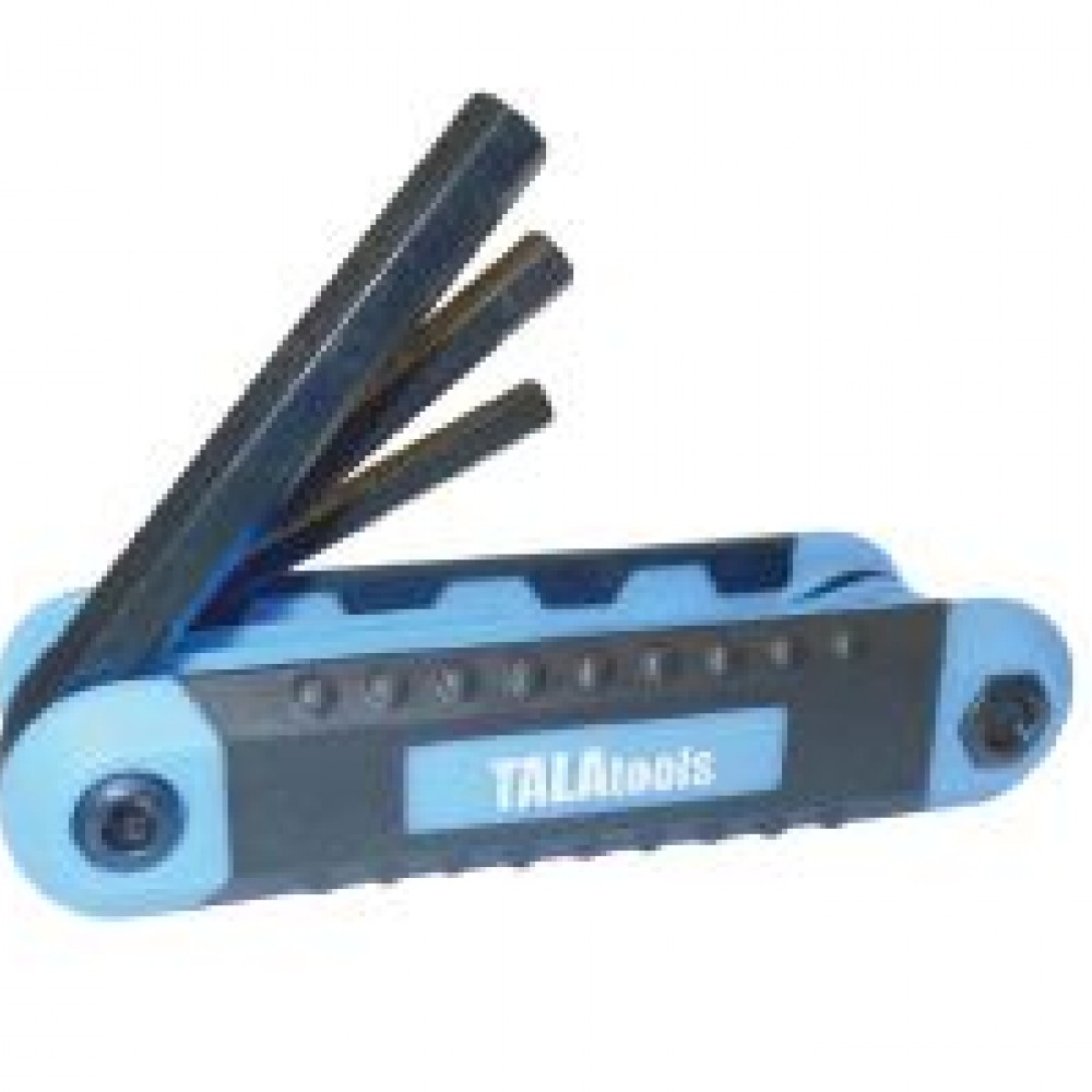 TALA 8 PIECE FOLDING HEX KEY SET 1.5MM - 8MM