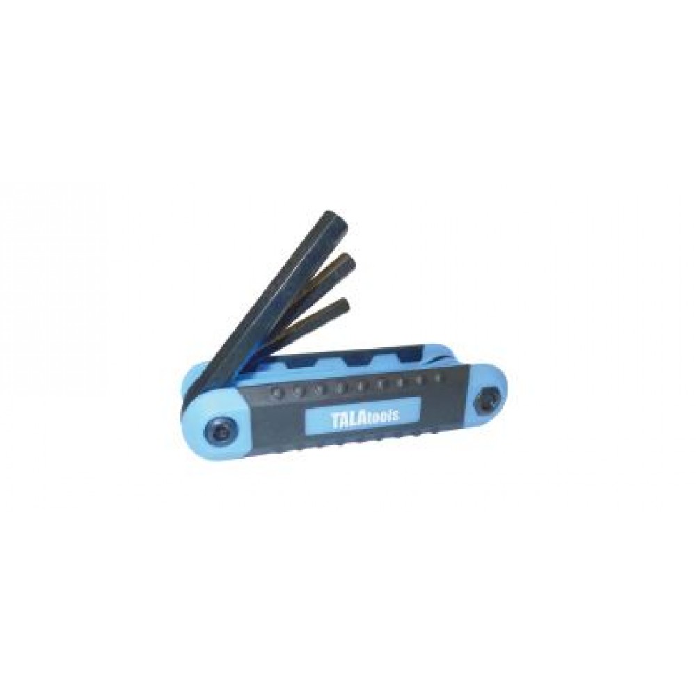 TALA 8 PIECE FOLDING HEX KEY SET 1.5MM - 8MM