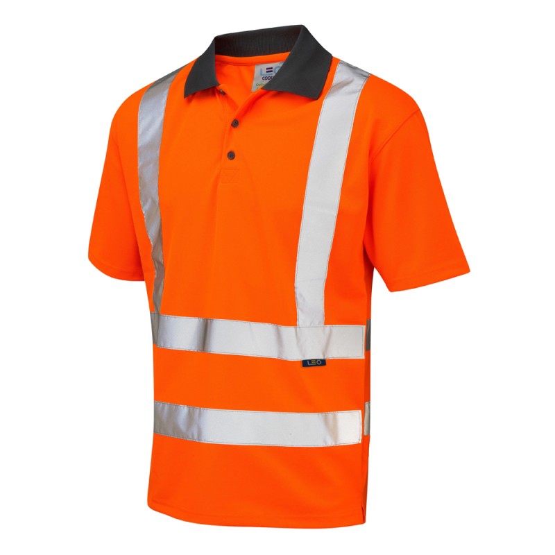 ROCKHAM Leo EcoViz Performance Polo Shirt ORG