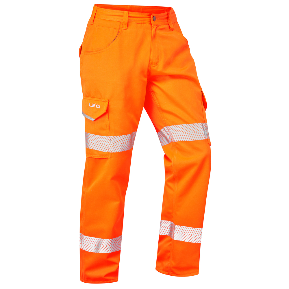 YELLAND Leo EcoViz Lightweight Poly/Cotton Cargo Trouser ORG