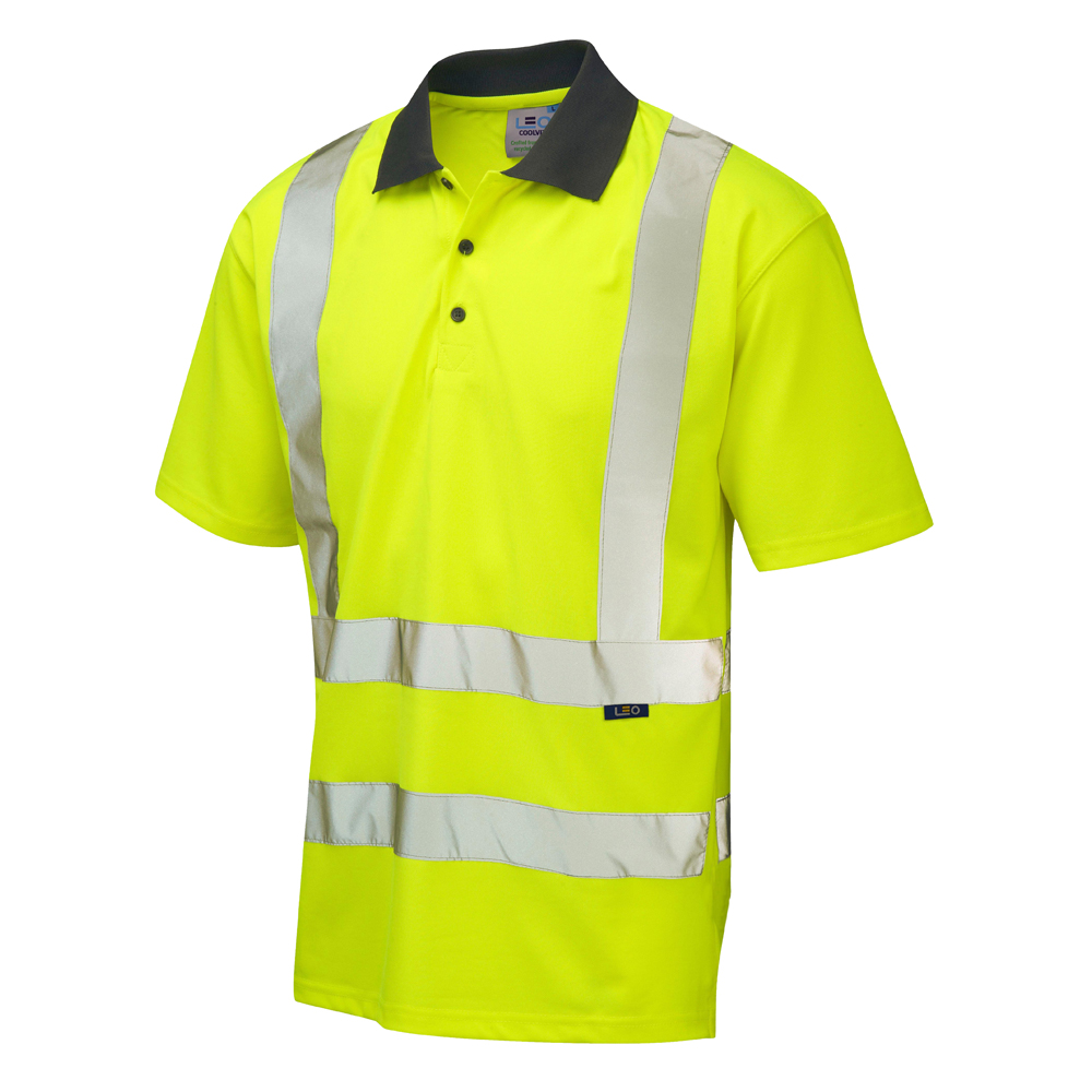 ROCKHAM Leo EcoViz Performance Polo Shirt YELL M