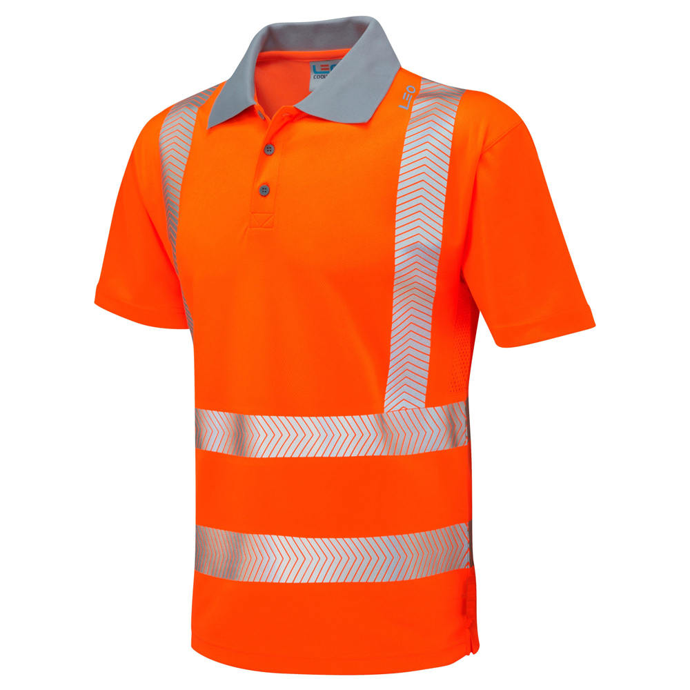 WOOLACOMBE Leo EcoViz Performance+ Polo Shirt  ORG L