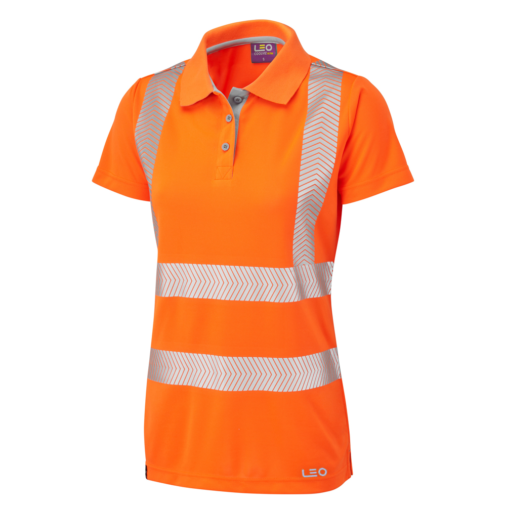 PIPPACOTT Leo EcoViz Performance+ Women\'s Polo Shirt ORG -L