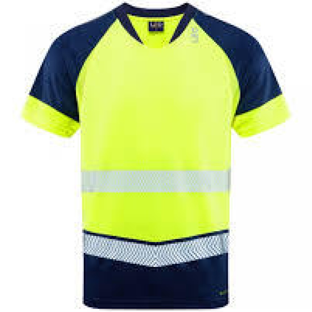 FORDA Leo EcoViz Performance+ Dual Colour Y/N T-Shirt MED