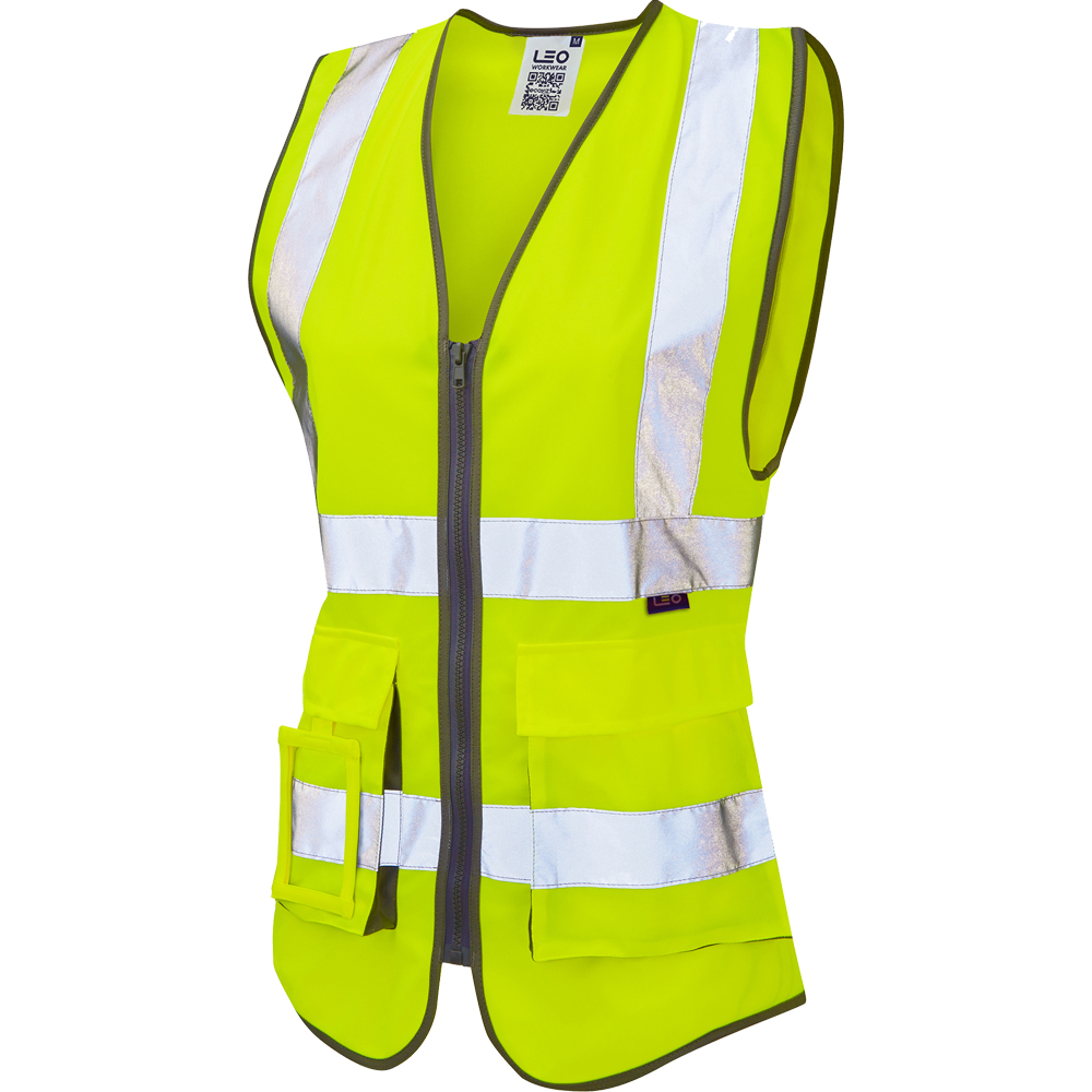 LYNMOUTH LEO ECOVIZ WOMEN'S SUPERIOR WAISTCOAT YEL SMALL