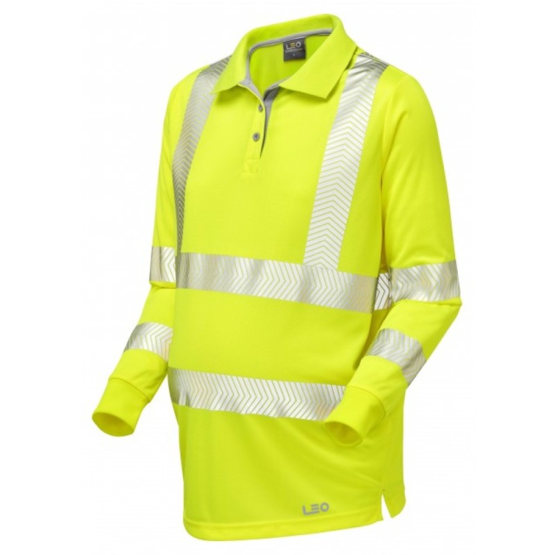 YARNACOTT Leo EcoViz Performance+ Maternity Sleeved Polo Shi