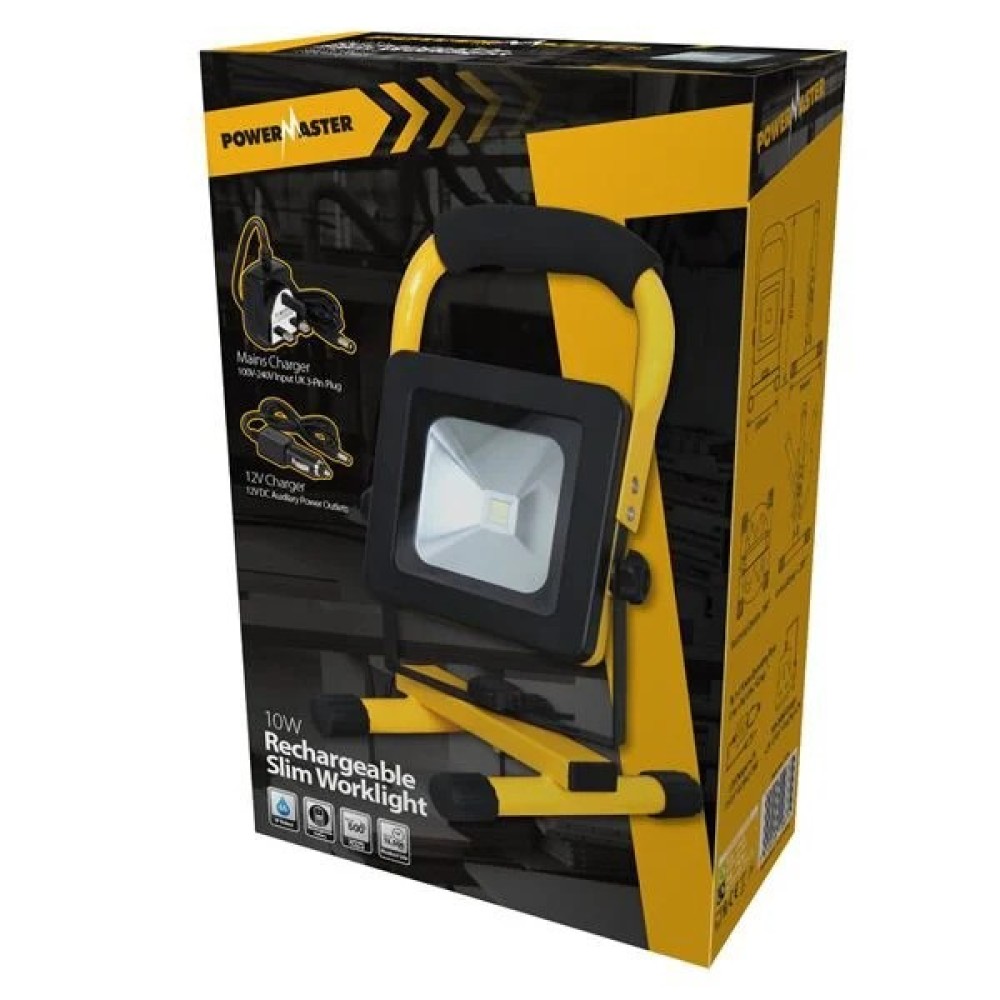 POWERMASTER 10W LED RECHARGEABLE WORK LIGHT