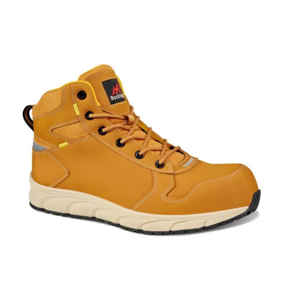 ROCKFALL SANDSTONE SAFETY BOOT HONEY SIZE 6