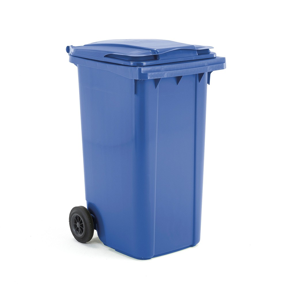 240LTR BLUE WHEELED BIN