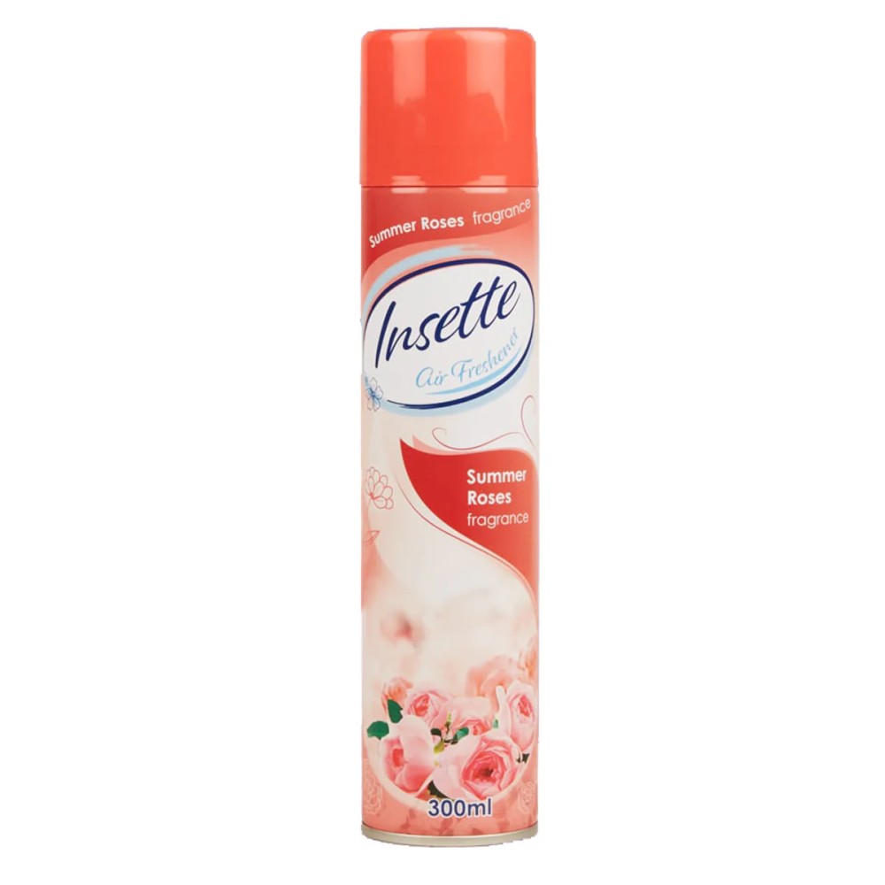 AIR FRESHENER INSETTE CAN 350ML ROSES 22483