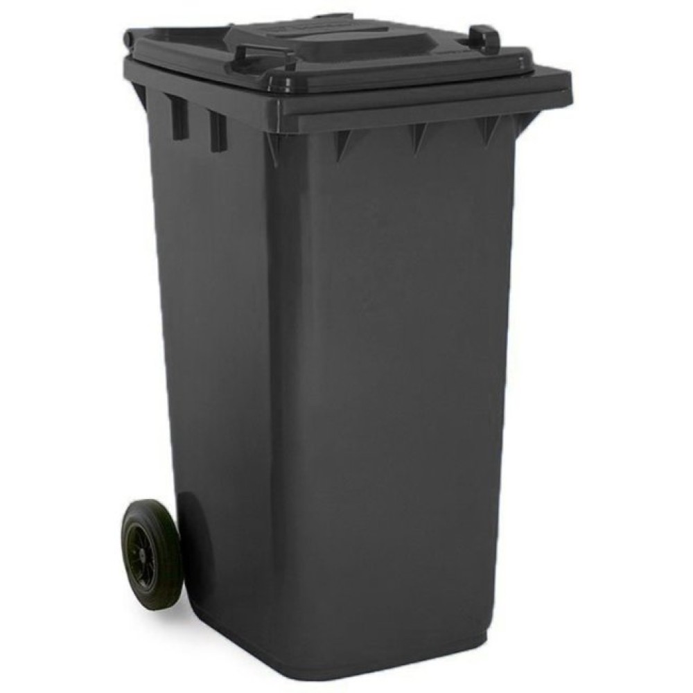 240LTR BLACK WHEELED BIN WB240