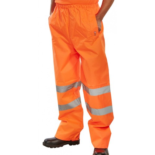 TRAFFIC W/S TROUSER ORANGE TEN SIZE SMALL