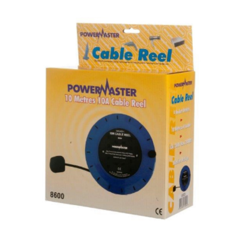 POWERMASTER 10MT CABLE REEL 220VOLT 1319-00