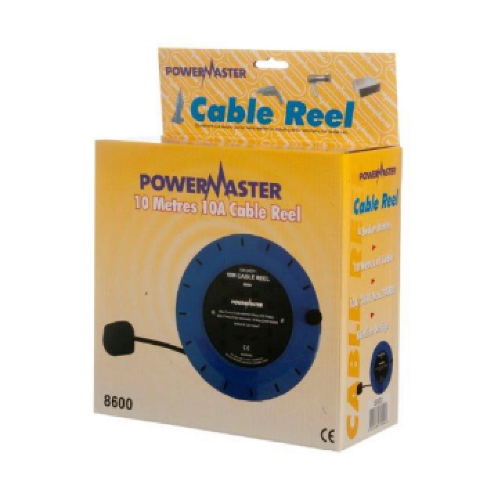 POWERMASTER 10MT CABLE REEL 220VOLT 1319-00
